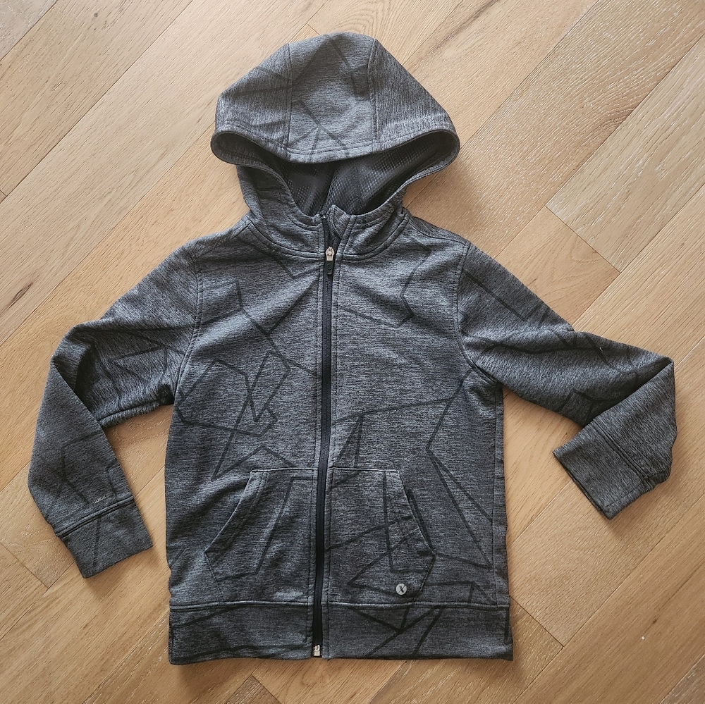 XERSION | Grey full zip hoodie